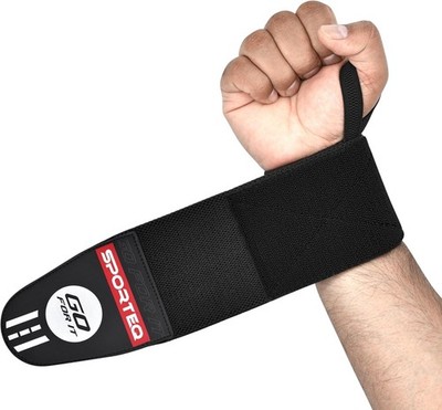 Handgelenkbandagen zum Gewichtheben - 18'' Elastische Baumwolle Handgelenkstütze mit Daumenschlaufe