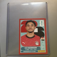 2026 Panini FIFA World Cup Sticker Omar Marmoush EGY20 (RARE, Red Parallel)