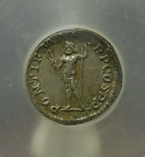 Roman AD 2017 Macrinus (AD217-218) AR Denarius Rome Mint ICG EF 45 - Picture 7 of 7