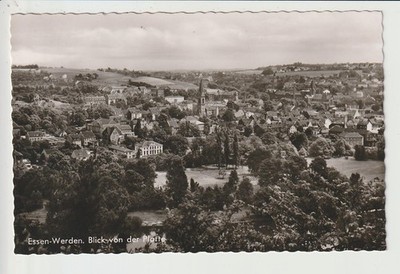 Postcard Essen - Become, view from the plate old!!