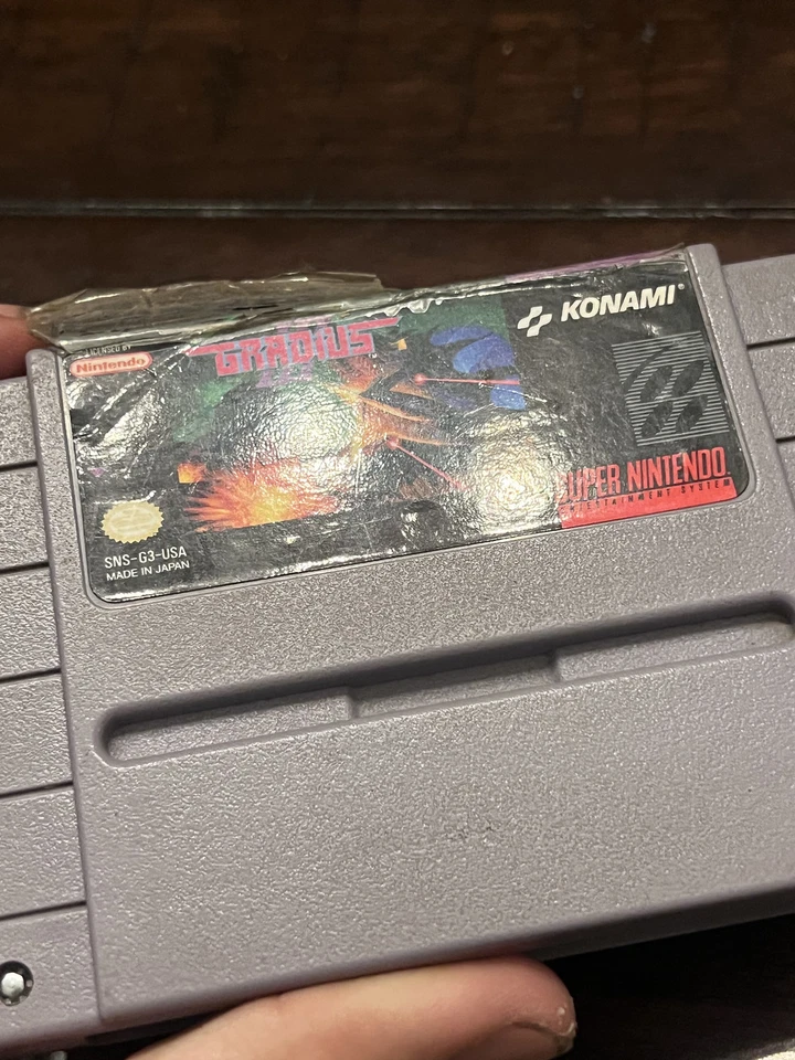 Gradius III (Super Nintendo SNES, 1991) CART ONLY - Image 2 of 4