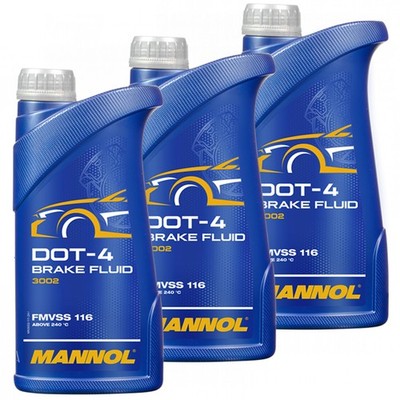 2,73 kg Bremsflüssigkeit MANNOL DOT4 SAE J1703 für Derbi Ducati Gas Gas Generic 