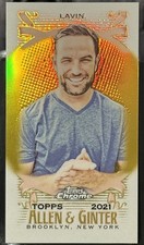 2021 Topps Allen & Ginter Chrome Gold Refractor /50 T.J. Lavin #259 