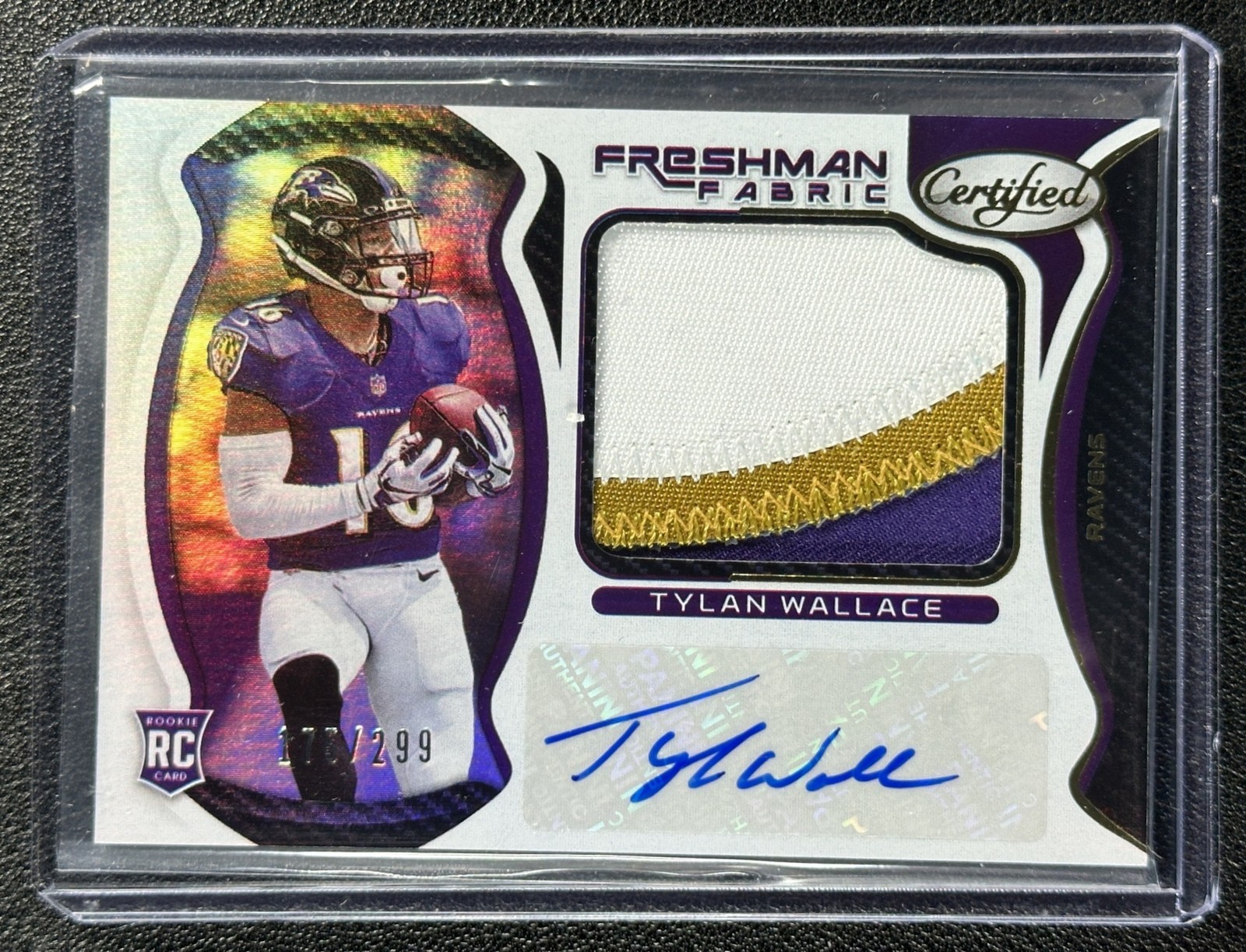 Tylan Wallace Panini Certified #226 Signature Jersey