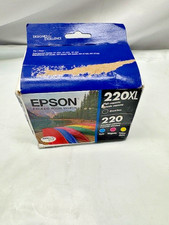 Epson 220xl Black  220 Color Standard Capacity Ink- 2 Pack- Exp 1/27