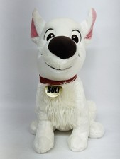 DISNEY STORE EXCLUSIVE BOLT THE DOG LIGHTNING BOLT PLUSH STUFFED ANIMAL 12"