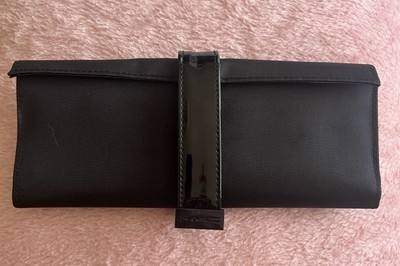 MAC Brush Roll Bag - Rolled Cosmetic Brushes Holder New Black