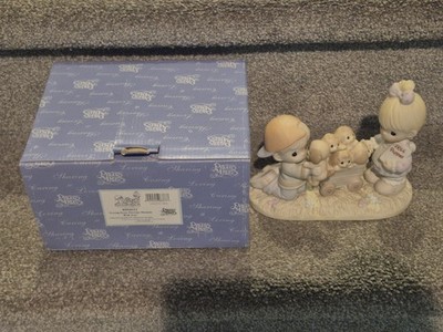 Precious Moments Loving Every Precious Moment with You Figurine Puppies in Box 