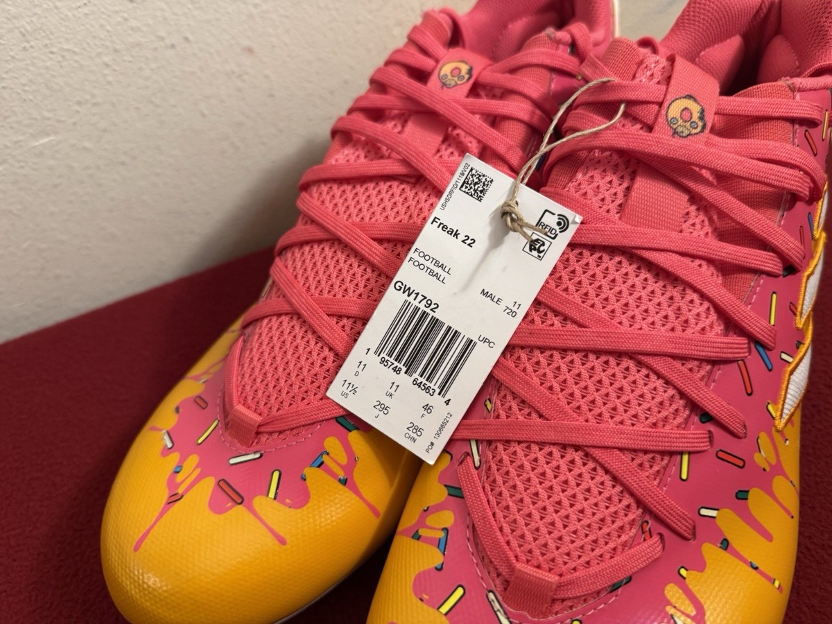 Adidas x The Simpsons Donut Freak 22 Football Cleats GW1792 Men’s 11.5 New Adidas Freak 22 The Simpsons Donut Football Cleats GW1792  main image 3