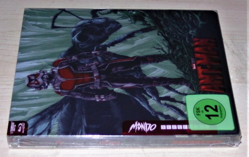 ANT-MAN 4K LIMITIERTE MONDO STEELBOOK EDITION 4K BLU RAY + BLU RAY NEU & OVP - Bild 4 von 4