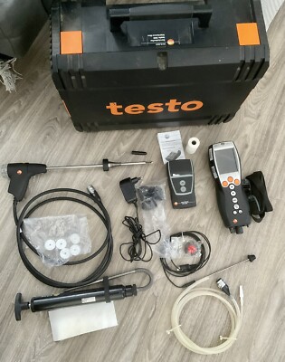 Abgasmessgerät Testo 330-2 LL Farbdisplay Drucker Viel Zub. Siehe Bilder (5375)