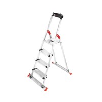 Hailo 8020-401 Xxl Garden And Home Aluminium Safety Step Ladder With 4 Extra... Hailo 8020-401 Xxl Garden And Home Aluminium Safety Step Ladder With 4 Extra...