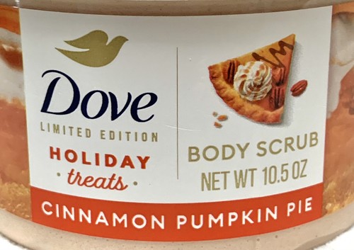 NEW Dove Holiday Treats CINNAMON PUMPKIN PIE Limited Edition Body Scrub 10.5oz - Picture 4 of 5