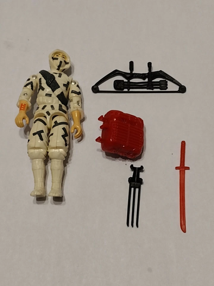 V2 ARAH GI Joe Cobra Storm Shadow 1988 completo con reverso de tarjeta Foto 2 de 4