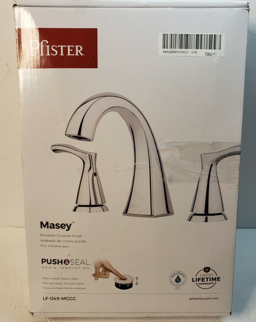 Pfister Lf049mccc Masey Polished Chrome 2handle Widespread Bathroom