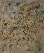 Jackson Pollock inspired,painting,54”x44”Acrylic,Abstract, Modern, Pop Art, Larg