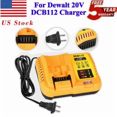 For Dewalt DCB112 12V&20V Max Li-ion Battery Fast Charger
