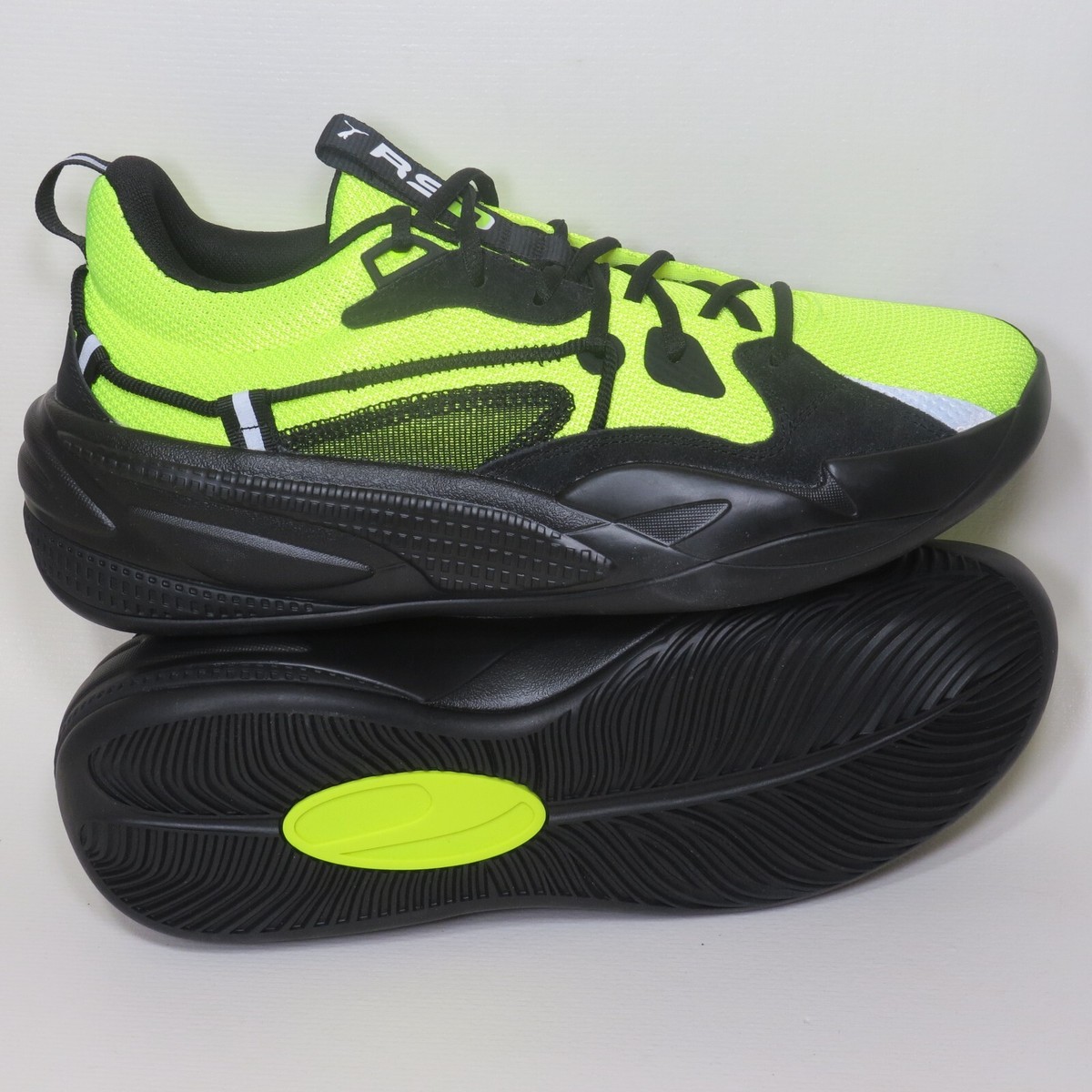 アンです★ PUMA J. Cole x RS-Dreamer Time Square Yellow Basketball Shoes