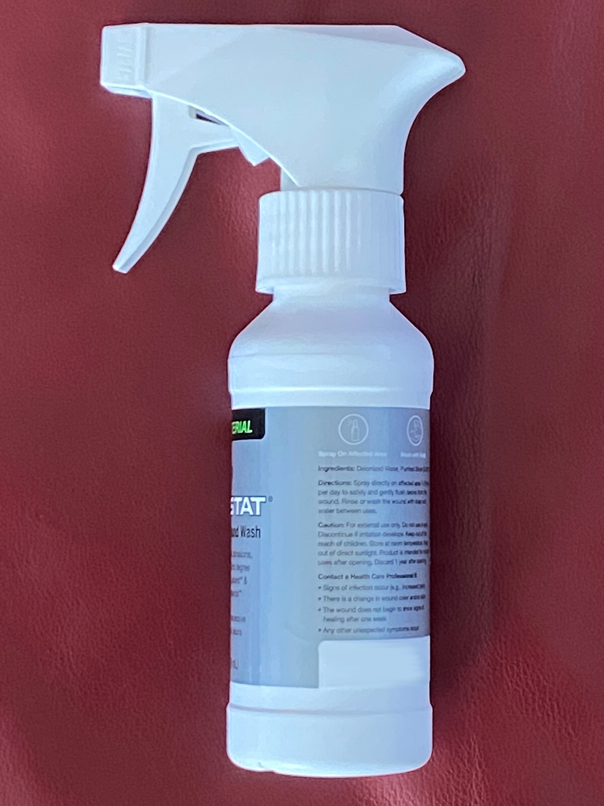 SilvrSTAT Antibacterial Nano Silver Wound Wash, Minor Cuts Burns Wounds