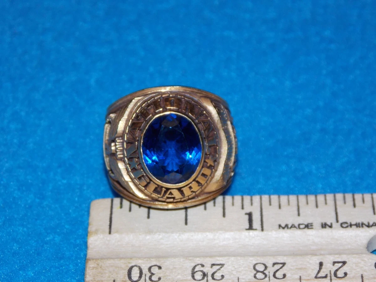 VINTAGE MILITARY AIR NATIONAL GUARD RING SIZE 11 NOS ALPHA BRAND