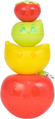 Lamaze Stack & Nest Pals Früchte Spielzeug von TOBY Rassel Erdbeerapfel
