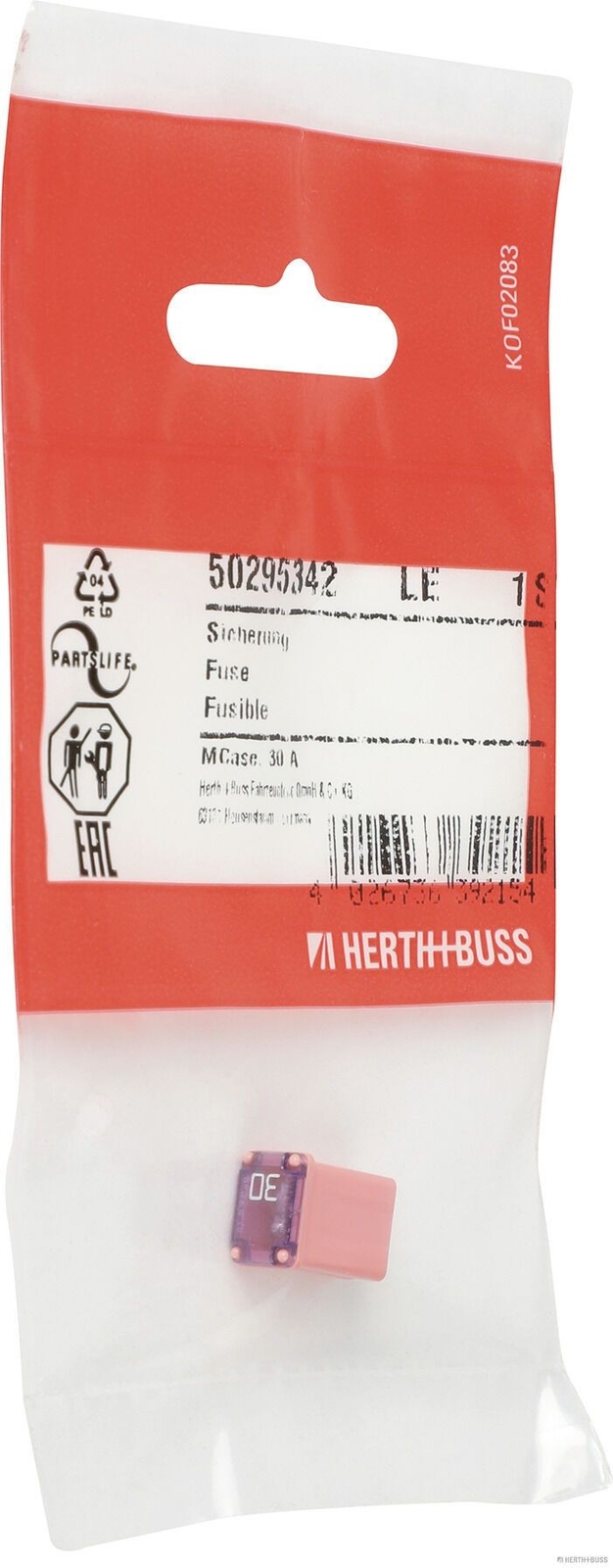 Fusible à Visser HERTH+BUSS 300A - Référence 50295874, Compatible Avec N10525608, Pour Véhicule