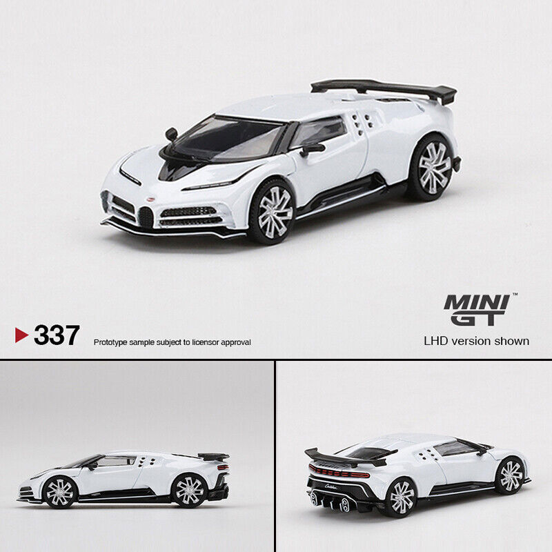 MINI GT Bugatti 6個セット MINI GT 1:64 Model Car Bugatti Centodieci Alloy Die-Cast