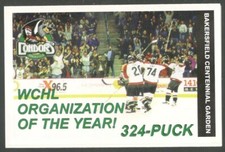 1999-00 Bakersfield Condors WCHL Hockey Schedule !!! Time Warner Cable