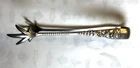 Sugar Tongs Gorham Pattern 2 Sterling Silver Floral  1885 4 1/4"