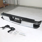 Step Bumper For 2015-2019 Chevrolet Silverado 2500 Hd Rear Chrome Steel No Holes