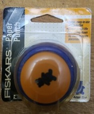 Fiskars 9286 Bear Punch Factory Sealed Large Blue Orange Scrapbook Paper