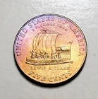 TONED 2004 P JEFFERSON NICKEL KEELBOAT UNC #C4576