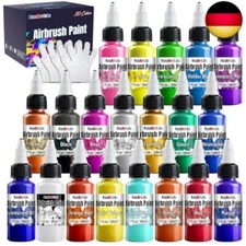 Airbrush-Farbe, 20 Farben, Acryl-Luftpinsel-S...