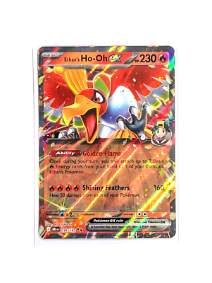 Ethan's Ho-Oh ex 39/182 Double Rare Holo Destined Rivals DRI