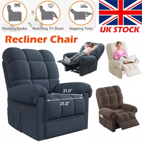 Rise Recline Recliner Electric Power Lift Riser Recliner Chair Armchair Elderly - Picture 1 of 51