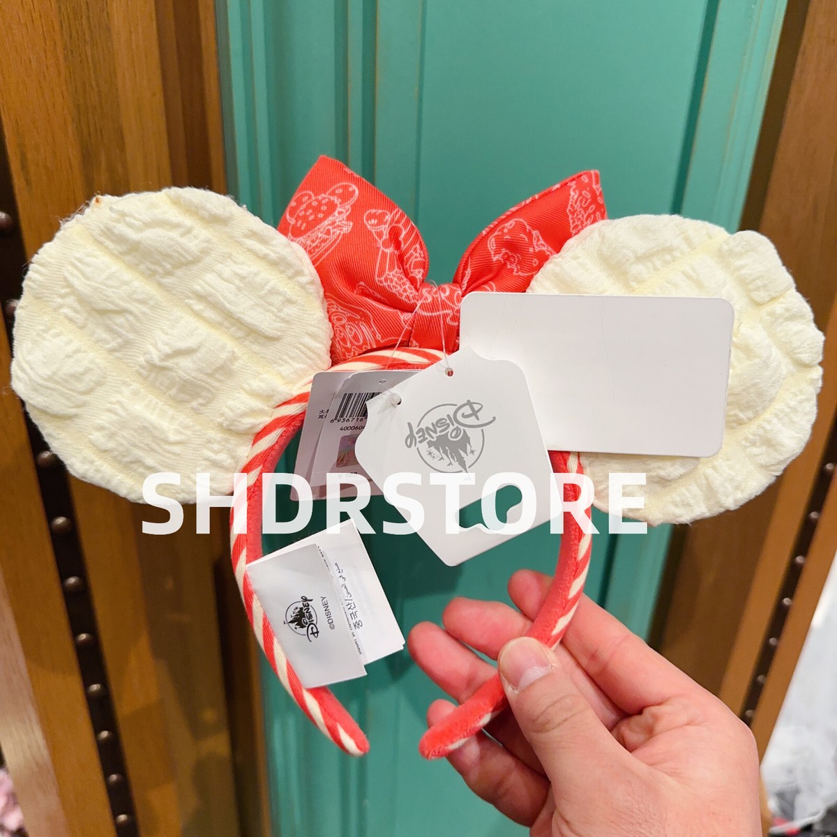 Disney authentic 2025 popcorn minnie mouse ear headband