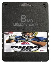 NCAA Football 2005 Real Name Roster Update File PS2 PlayStation 2 Memory Card