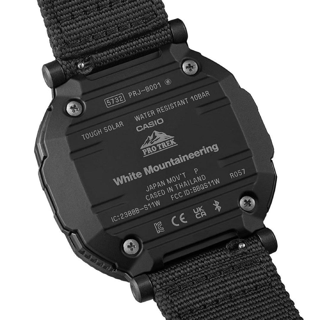 Casio × White Mountaineering Pro Trek PRJ-B001WM-1JR Black Casio × White Mountaineering Pro Trek PRJ-B001WM-1JR Black