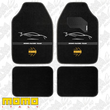 Genuine Momo Racing Floor Mats Blackwhite Set Of 4