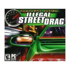 Midnight Outlaw Illegal Street Drag Jewel Case - PC - Video Game - VERY GOOD
