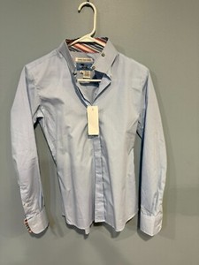 R.J. Classics 'Essential Collection' Show Riding Shirt in Light Blue 32