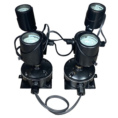4 x LED Wired Spotlights Landscape Lights Outdoor Garden Pathway Lamps 