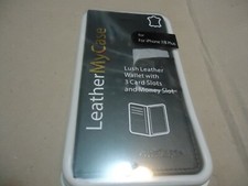 Leather MyCase For iPhone 7/8 Plus -  lush leather wallet with 3 card slots .