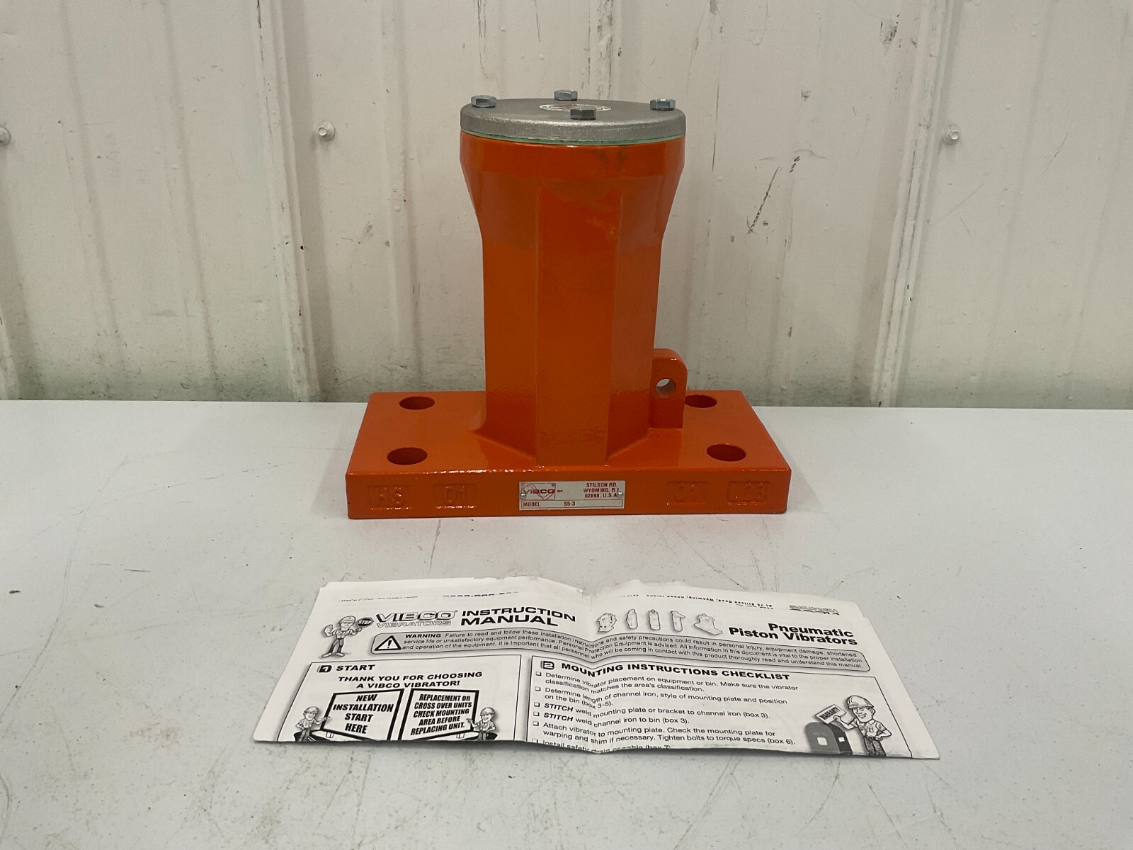Vibco - 55-3S Pneumatic Vibrator 1950 Vpm