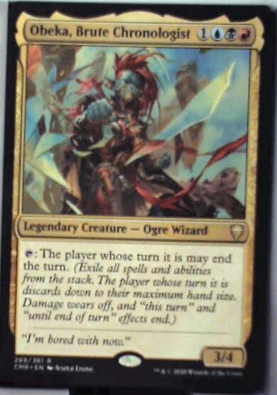 Obeka, Brute Chronologist - Commander Legends: #289, MTG Nm