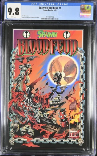 Spawn Blood Feud 1 CGC 9.8 (HIGHEST GRADE) 1995  IMAGE Comic Book Only 21 Exist