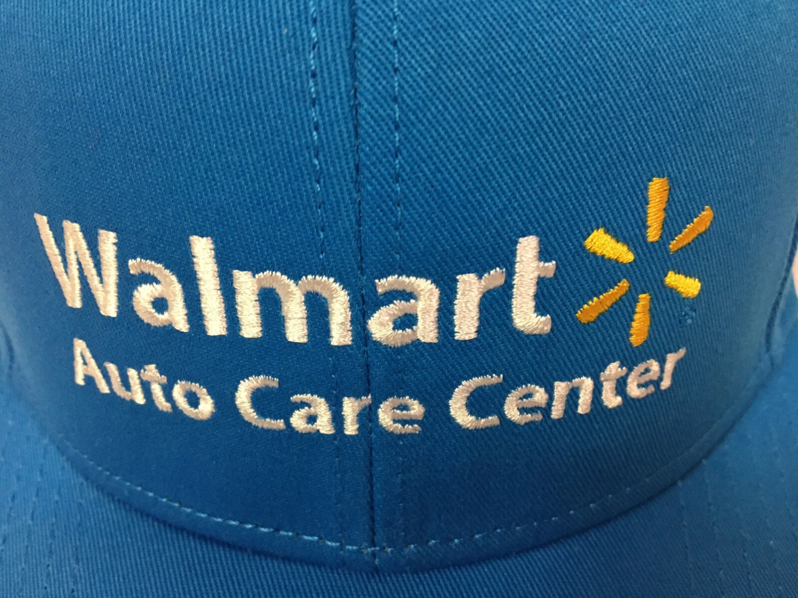 Walmart Light Blue Auto Care Embroidered