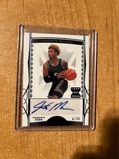 2022-23 Leaf Trinity Basketball - Justin Moore - Blue XRC Auto #d 4/30