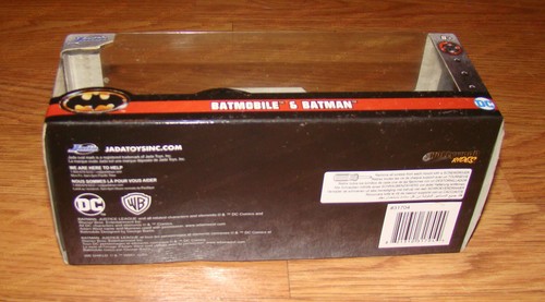 Jada 1989 Movie BATMOBILE and BATMAN, Diecast (31704) DC Comics - Picture 8 of 8
