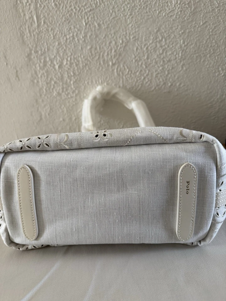BNWT POLO RALPH LAUREN Eyelet  Bellport Tote Bag RRP530  - Image 4 of 4